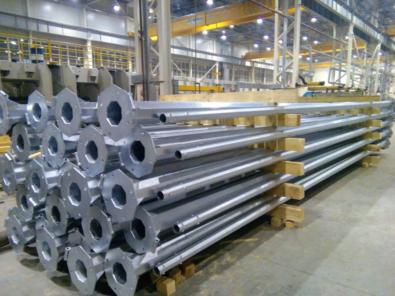 Опоры освещения на спортивный объект в республику Удмуртия