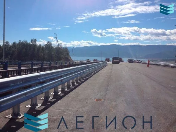 Отгрузка 400 погонных метров мостового и перильного ограждения в Иркутскую область